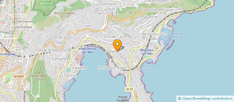 localisation de l'entreprise ESNOU PATRIMOINE  BEAULIEU-SUR-MER