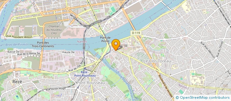 localisation de l'entreprise ESNOUL-NOZINE  NANTES