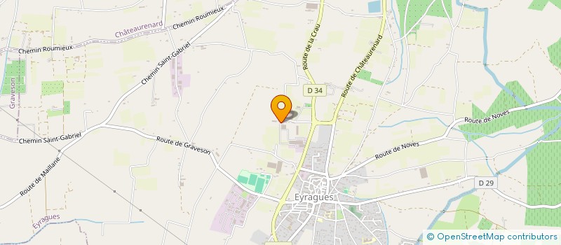 localisation de l'entreprise ESNY  EYRAGUES