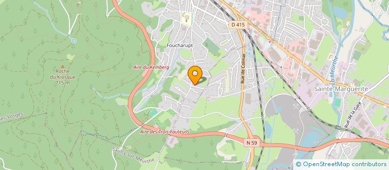 localisation de l'entreprise ESO  SAINT-DIE-DES-VOSGES