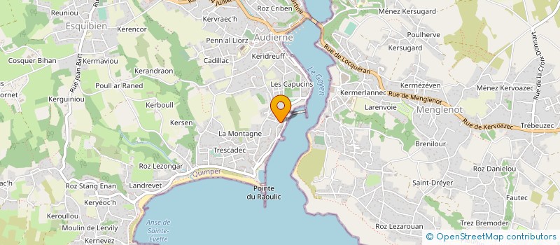localisation de l'entreprise ESO CONSEIL à AUDIERNE