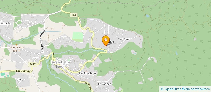 localisation de l'entreprise ESO (ENTREPRISE DE SECOND OEUVRE) à BAGNOLS-EN-FORET