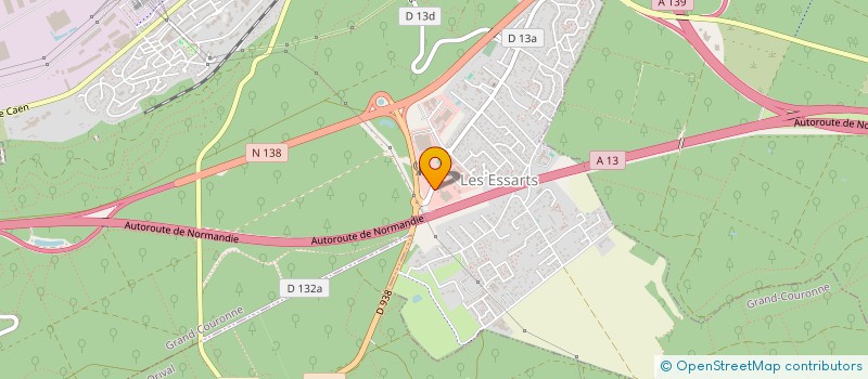 localisation de l'entreprise ESO IDF NORMANDIE à GRAND-COURONNE