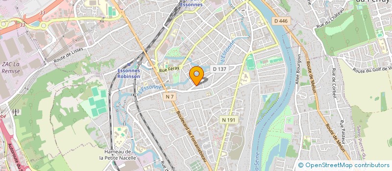 localisation de l'entreprise ESO SERVICE à CORBEIL-ESSONNES
