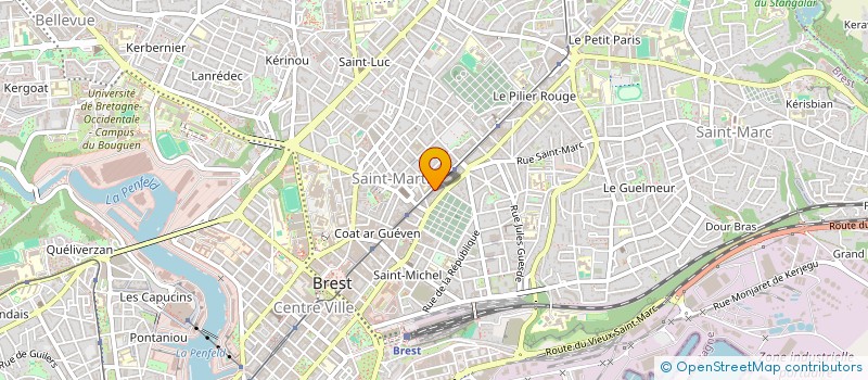 localisation de l'entreprise ESOBOUTIK à BREST