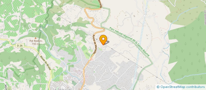 localisation de l'entreprise ESOL  LE BEAUSSET