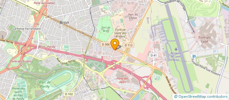 localisation de l'entreprise ESOM EVENTS SPOTS ORGANI MANAGEMENT à BRON