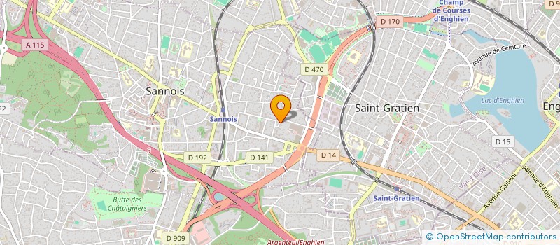 localisation de l'entreprise ESOM T.P à SANNOIS