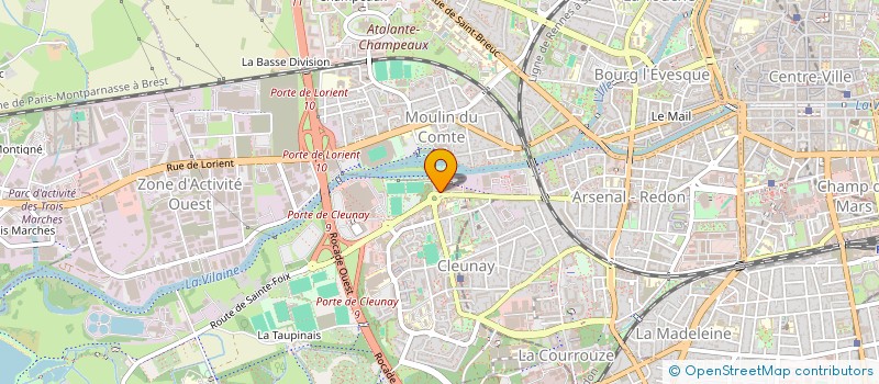 localisation de l'entreprise ESOPE à RENNES