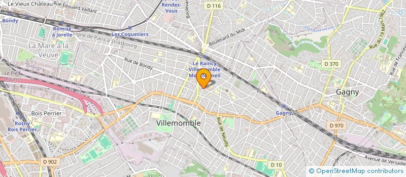 localisation de l'entreprise ESOPE CONTINENTAL à VILLEMOMBLE