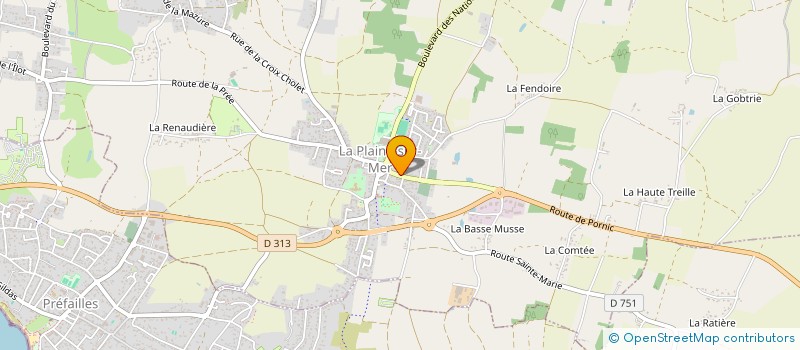 localisation de l'entreprise ESOPINETTA à LA PLAINE-SUR-MER