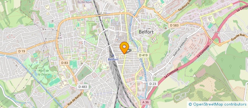 localisation de l'entreprise ESOPINFO à BELFORT