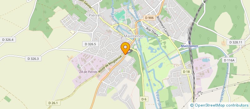 localisation de l'entreprise ESORMA à MAINTENON