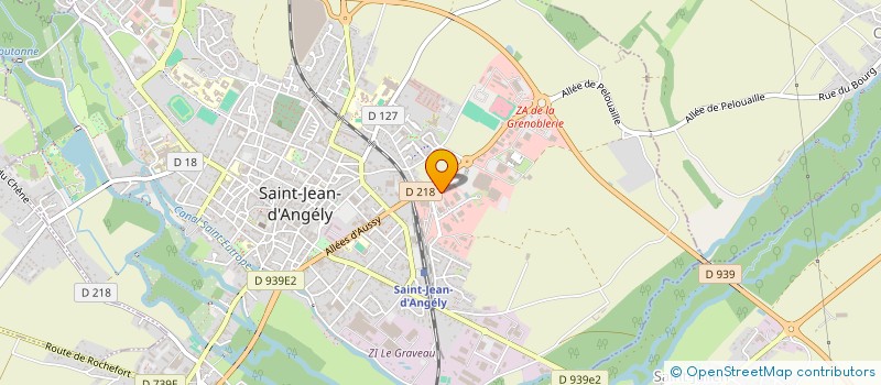 localisation de l'entreprise ESOS IMMO  SAINT-JEAN-D'ANGELY