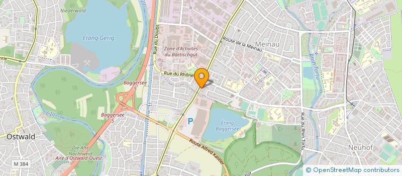 localisation de l'entreprise ESOX à STRASBOURG