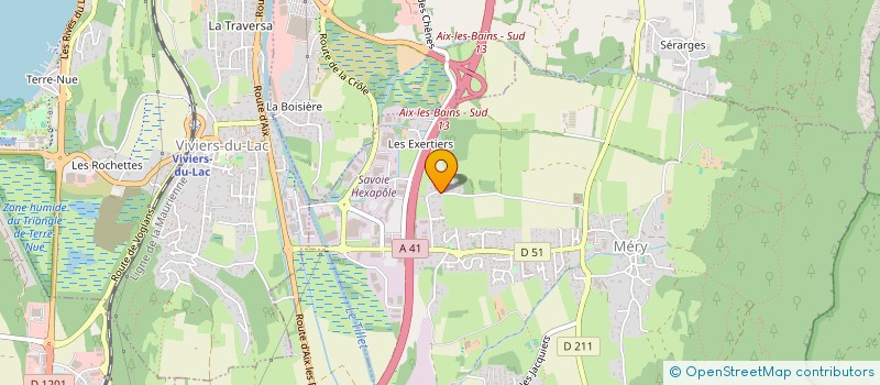 localisation de l'entreprise ESOX  MERY