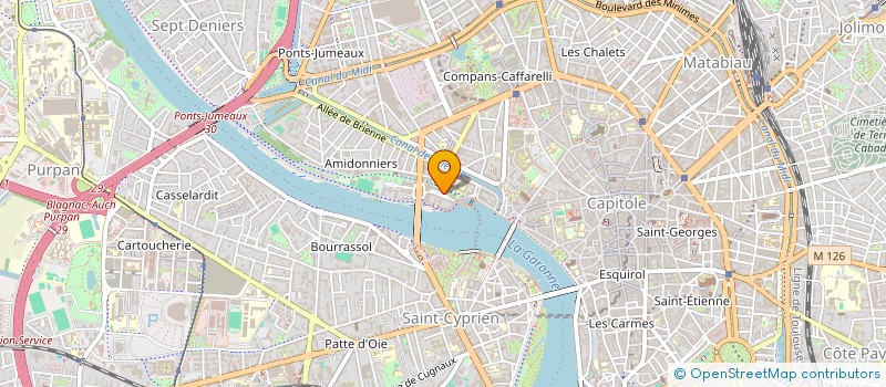 localisation de l'entreprise ESOYA  TOULOUSE