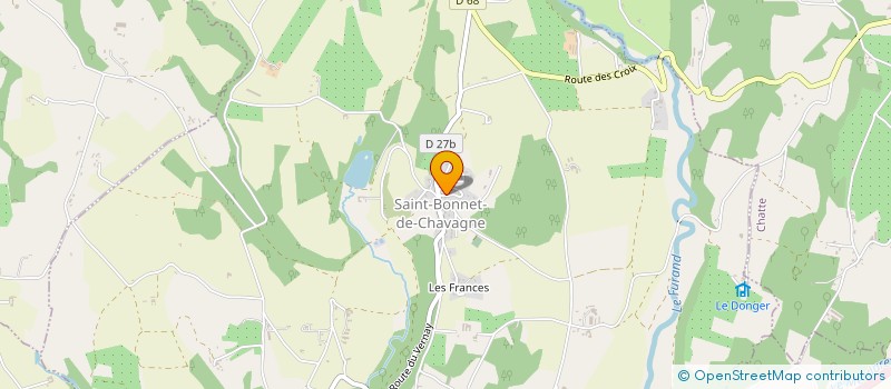 localisation de l'entreprise ESP  SAINT-BONNET-DE-CHAVAGNE
