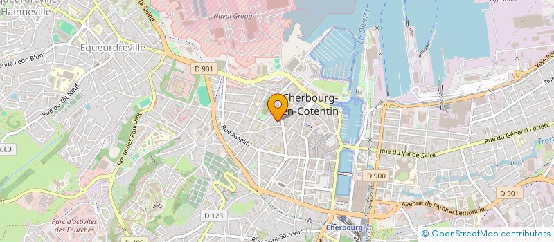 localisation de l'entreprise ESP à CHERBOURG-EN-COTENTIN