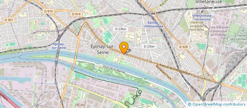 localisation de l'entreprise ESP à EPINAY-SUR-SEINE