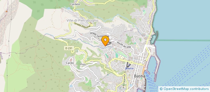 localisation de l'entreprise ESP BASTIA NORD - VILLE DI PIETRABUGNO à VILLE-DI-PIETRABUGNO