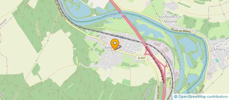 localisation de l'entreprise ESP BM&CO  BELLEVILLE