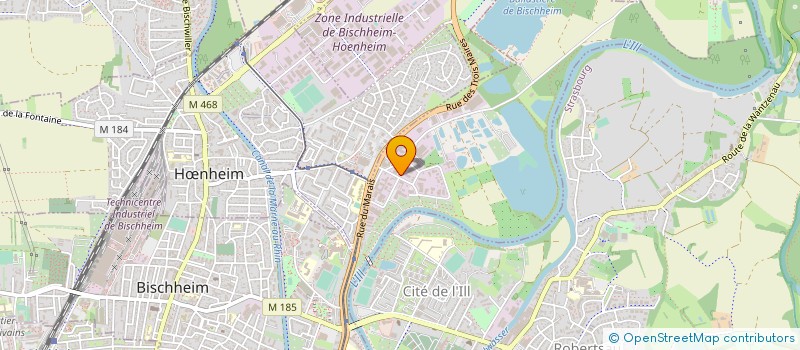 localisation de l'entreprise ESP@CE MOBILE  SCHILTIGHEIM