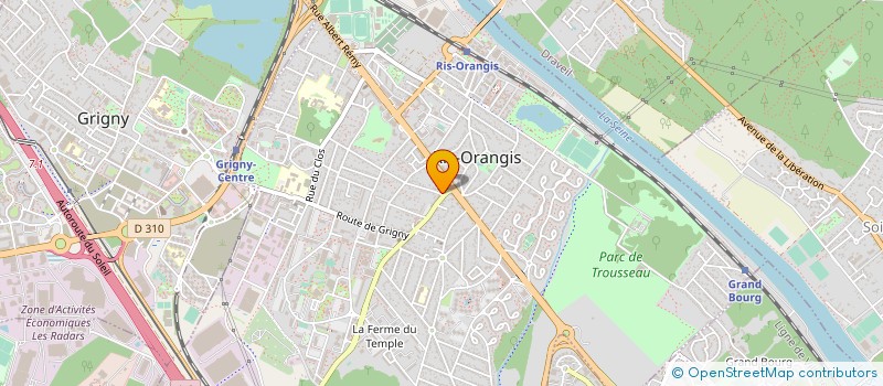 localisation de l'entreprise ESP GROUP à RIS-ORANGIS