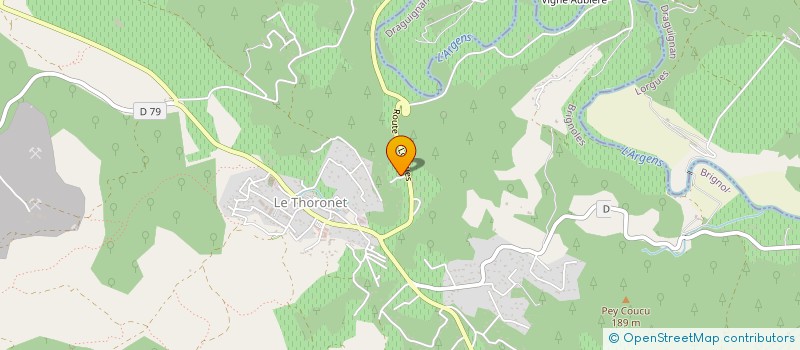 localisation de l'entreprise ESP-IMMO  LE THORONET