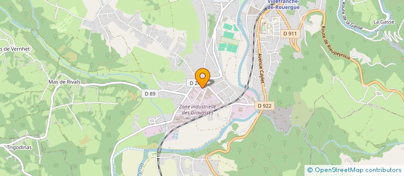 localisation de l'entreprise ESP L'EAU SOUS PRESSION à VILLEFRANCHE-DE-ROUERGUE