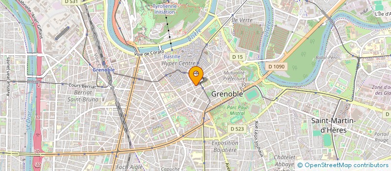 localisation de l'entreprise ESP LIBERTE à GRENOBLE