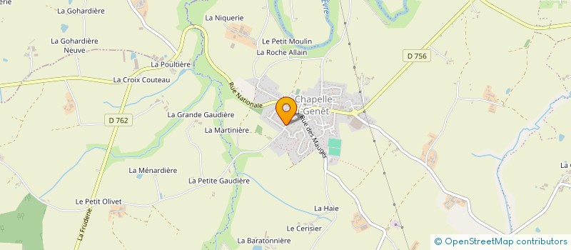 localisation de l'entreprise ESP-MATERIELS NET à BEAUPREAU-EN-MAUGES