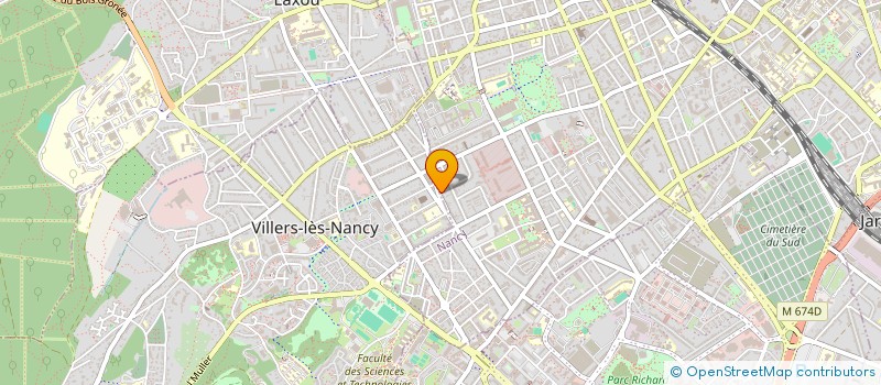 localisation de l'entreprise ESP NANCY HAUSSONVILLE  NANCY