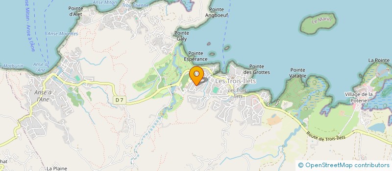 localisation de l'entreprise ESP.RI CREOLE à LES TROIS-ILETS