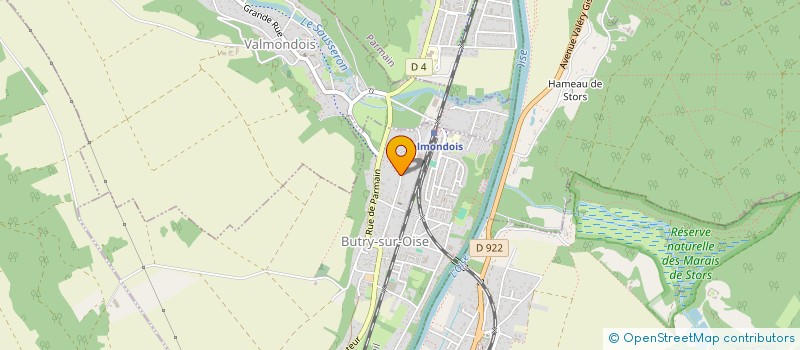 localisation de l'entreprise ESP SARREGUEMINES  BUTRY-SUR-OISE