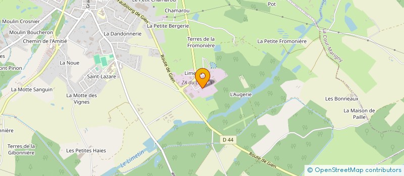 localisation de l'entreprise ESP SOLAIR à LORRIS