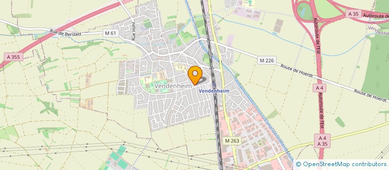 localisation de l'entreprise ESP VLEM  VENDENHEIM