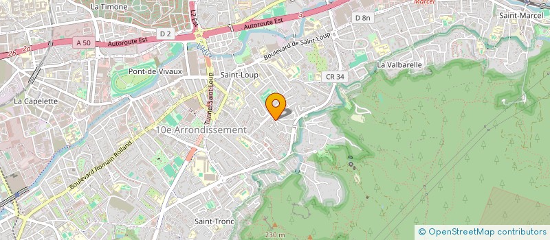 localisation de l'entreprise ESP13 CONSEILS  MARSEILLE 10EME