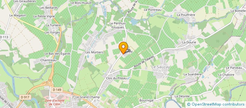 localisation de l'entreprise ESP44  CLISSON