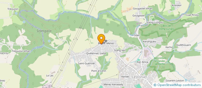 localisation de l'entreprise ESPA  ERGUE-GABERIC