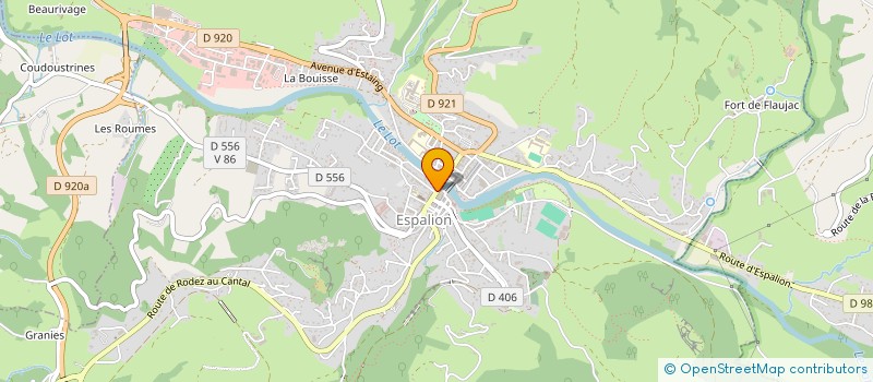 localisation de l'entreprise ESPA E-BIKE  ESPALION