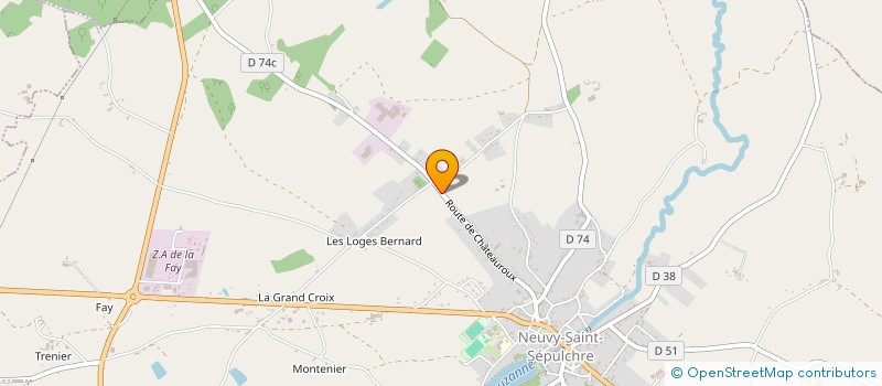 localisation de l'entreprise ESPA PRODUCTIONS FRANCE SAS à NEUVY-SAINT-SEPULCHRE