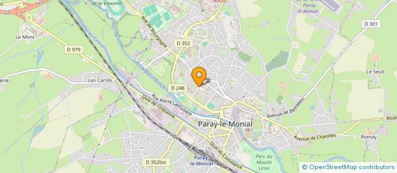localisation de l'entreprise ESPAC SPORTIF CHAROLLAIS à PARAY-LE-MONIAL
