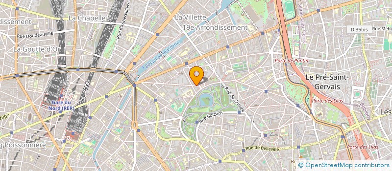 localisation de l'entreprise ESPACE 107  PARIS