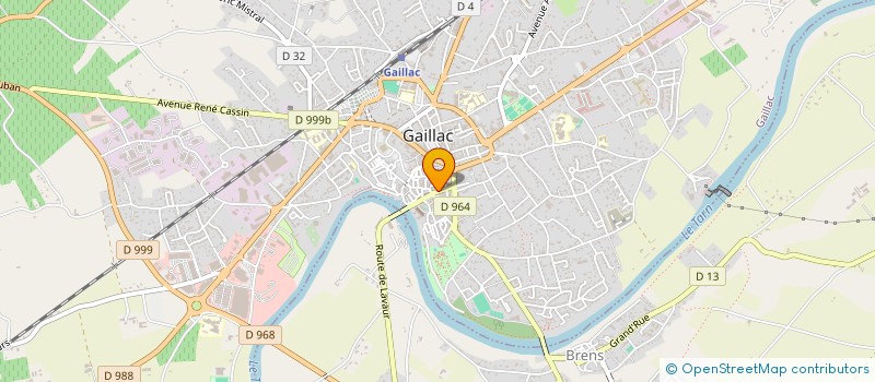 localisation de l'entreprise ESPACE 15  GAILLAC