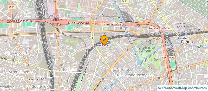 localisation de l'entreprise ESPACE 19 à PARIS
