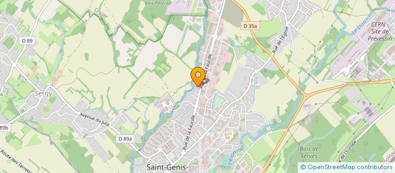 localisation de l'entreprise ESPACE 2 ROUES à SAINT-GENIS-POUILLY