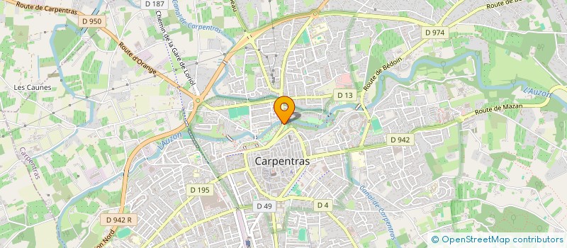 localisation de l'entreprise ESPACE 2 ROUES à CARPENTRAS