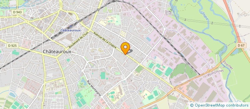 localisation de l'entreprise ESPACE 2 ROUES à CHATEAUROUX