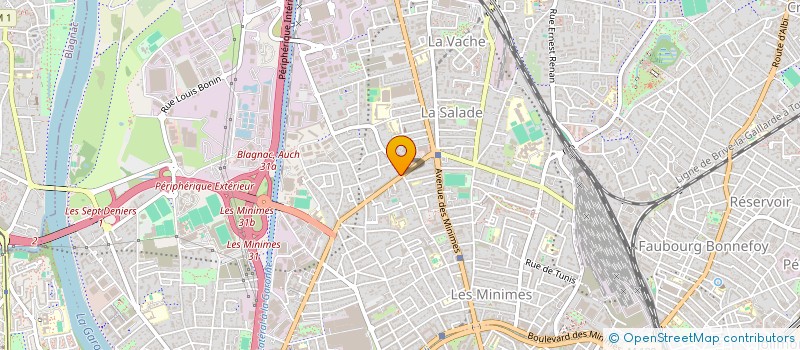 localisation de l'entreprise ESPACE 2 ROUES IMMO à TOULOUSE